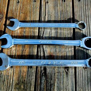 3 HUSKY Wrenches Box and Open End Standard Ratcheting